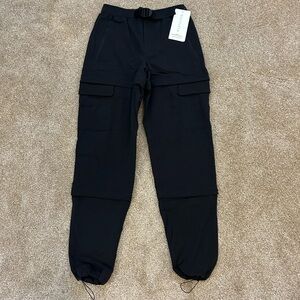 Athleta Black Convertible Hiking Pant